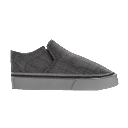 Canvas Shoes - Gray - Right