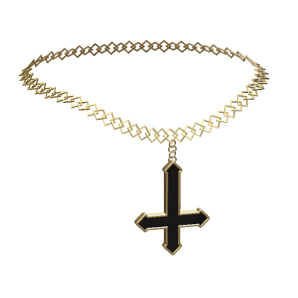 Upside down cross chain top