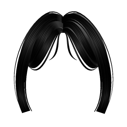 Roblox Item Round-Cut Bangs in Black