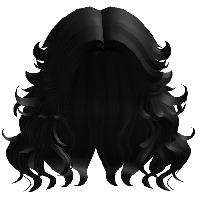 Black Fluffed Hair, Roblox Wiki