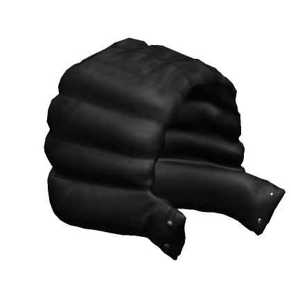 Schwarzer Puffer Hoodie – Roblox