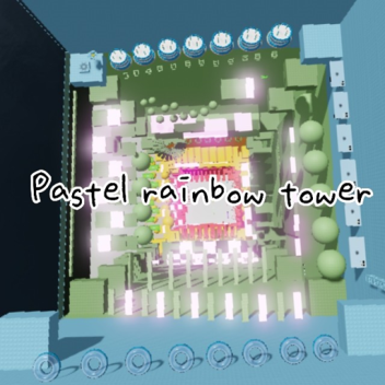 Pastel rainbow tower