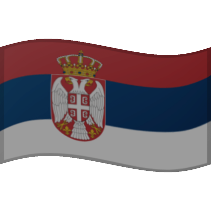 Roblox Item Serbia Flag Pin