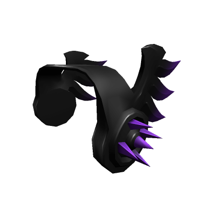Roblox Item Purple Winged Spikes Headphones