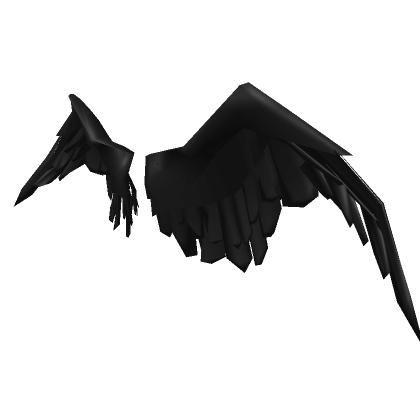 ⊱┊black messy dark angel crow raven wings y2k's Code & Price - RblxTrade