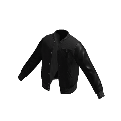 Letterman Varsity Jacket - Black | Roblox Item - Rolimon's