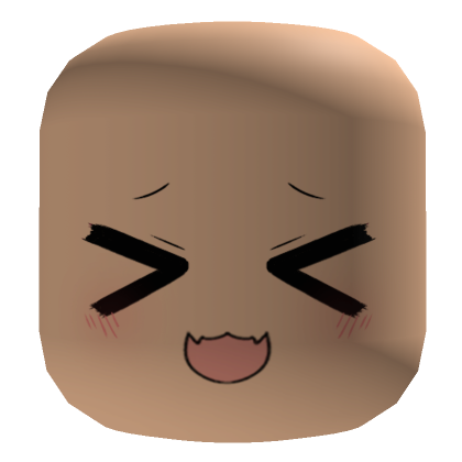 Cute excited face mask's Code & Price - RblxTrade