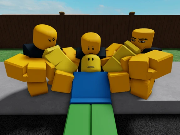 Tembak dan Makan Noobs - Roblox