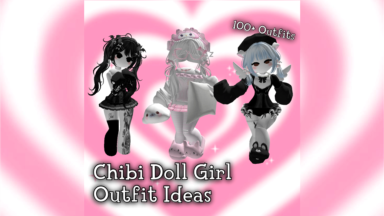 MORE chibi doll girl outfit ideas 🤍 OUTFITS SAVED: alxyvi, group