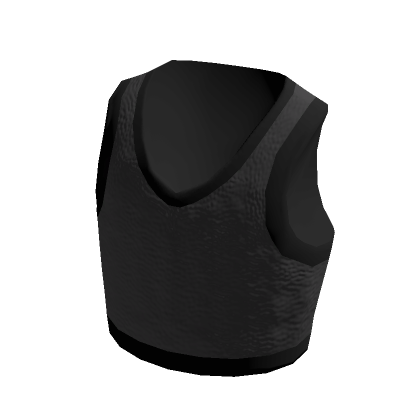 Roblox Item Crop Vest - Black