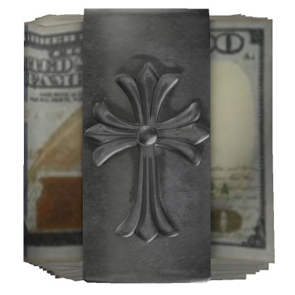 Chrome Cross Wallet Money Clip's Code & Price - RblxTrade