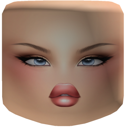 Gray MakeUp Girl Face  Roblox Item - Rolimon's