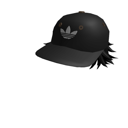 adidas Male Black Cap + Hair | Roblox Item - Rolimon's