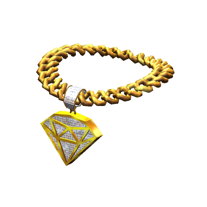 R̶$̶1̶0̶0̶ Gold Diamond Chain Bling | Roblox Item - Rolimon's