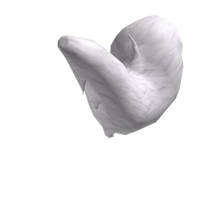 Roblox Item Fluffy Tail - White
