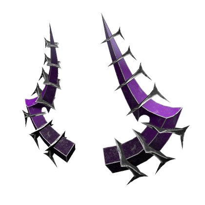 Purple Horns of Death | Roblox Item - Rolimon's