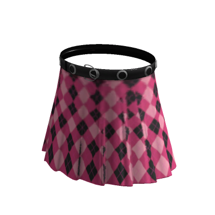 Velvet skirt shop w/ belt roblox