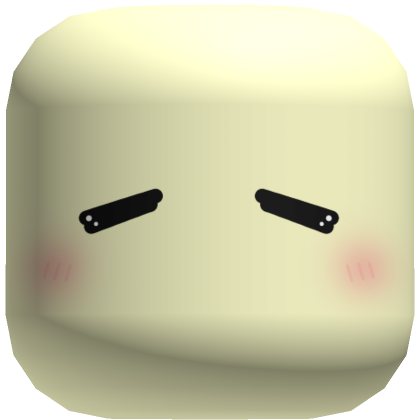 ୨୧ cute sad tired sleepy blush kawaii face mask - Roblox