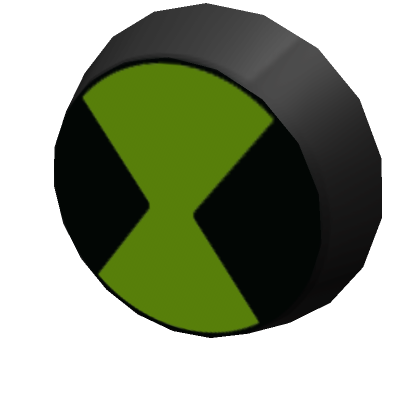 Roblox Item Ben 10 Accessory - Green Omnitrix Logo