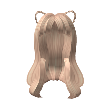 Cute Cat Braid Anime Hair Blonde