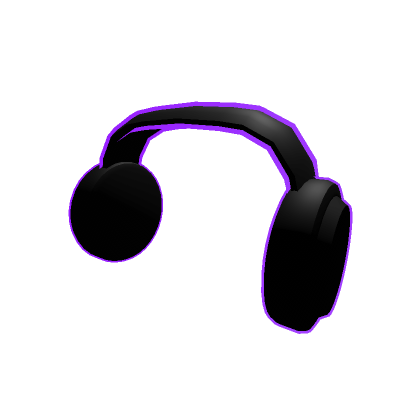 Roblox Item Purple Void Headphones