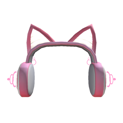 Pink gamer headphones roblox hot sale