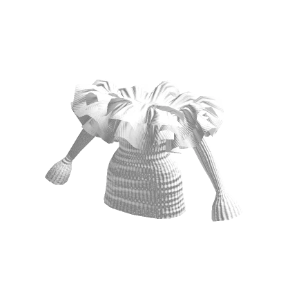 White Ruff Mini Dress | Roblox Item - Rolimon's