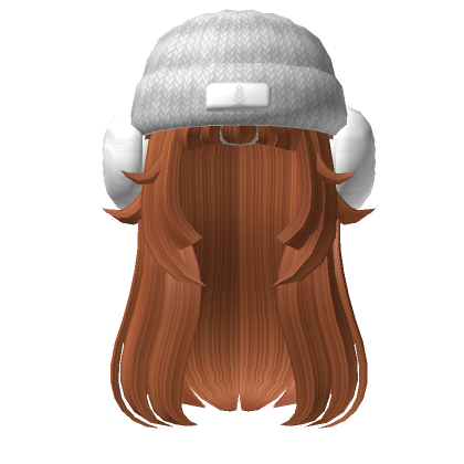 Mistlefest Hair w/ White Beanie ( Ginger ) | Roblox Item - Rolimon's