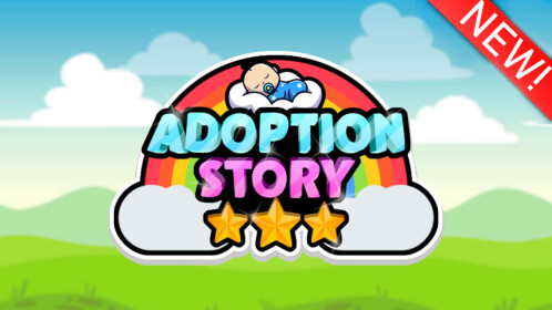 Roblox - HISTÓRIA! FOMOS ADOTADAS (Adoption Story) 