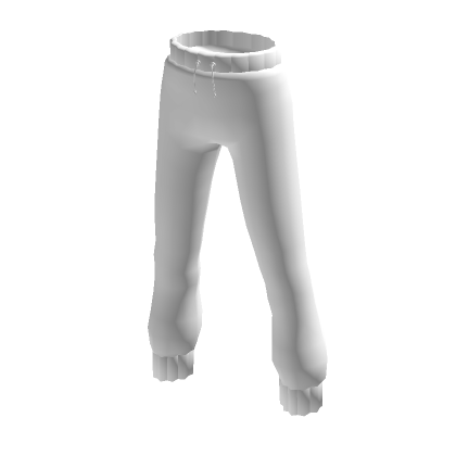 Shiny White Jogger Pants | Roblox Item - Rolimon's