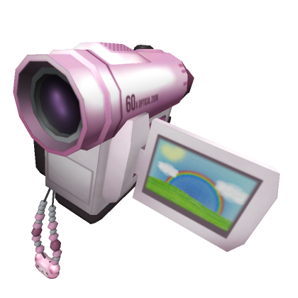 Roblox Item Pink Video Camera