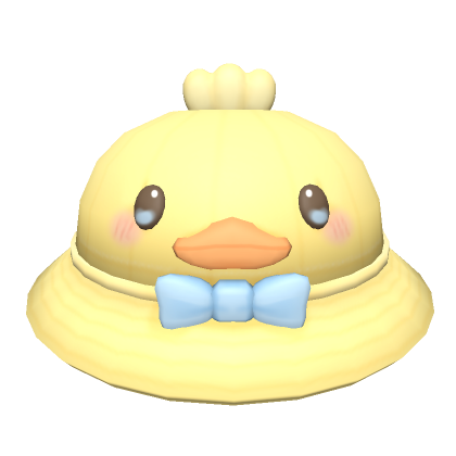 Roblox Item ♡ daycare cute ducky rainy day hat