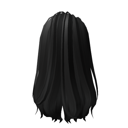 Black hair roblox sale