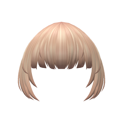 ♡ cute scruffy emo messy blonde hair - Roblox