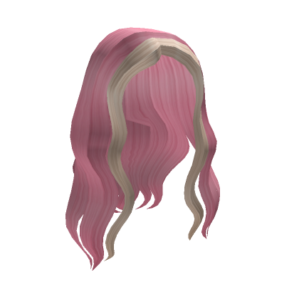 Roblox Item Dreamwave Hair Pink / Blonde