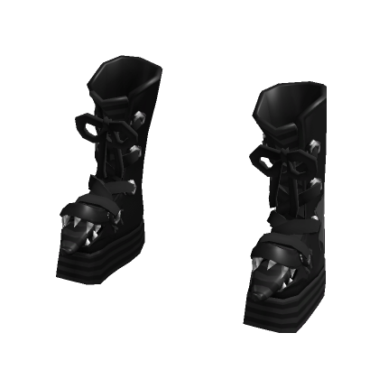 Roblox Item Monster Shoes Grayscale