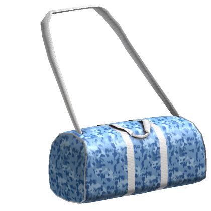 Blue camo duffle bag discount