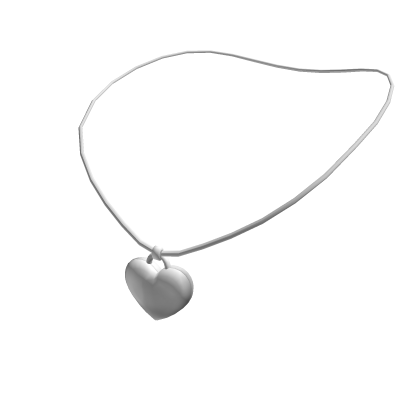 Roblox Item Silver Pendant Necklace