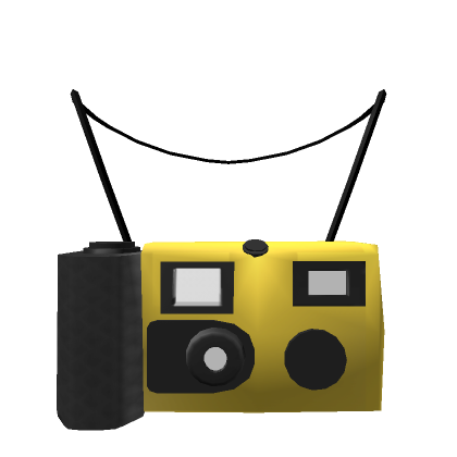 Roblox Item Cute Disposable Camera (Yellow)