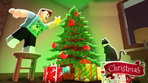 christmas roblox logo - Roblox