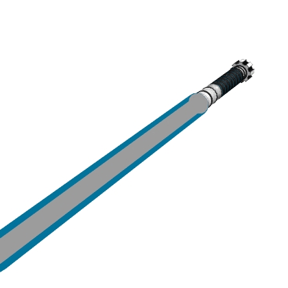 Holdable Light Blue Laser Sword (RIGHT) | Roblox Item - Rolimon's