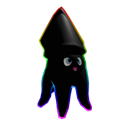 Roblox Item Black Rainbow Squid