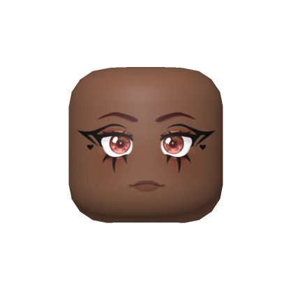 Cool Girl Face Mask Brown Skin Tone's Code & Price - RblxTrade