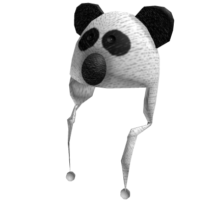 Panda knit hat store