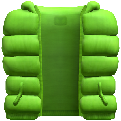Stylish Green Puffer Vest 3.0 | Roblox Item - Rolimon's