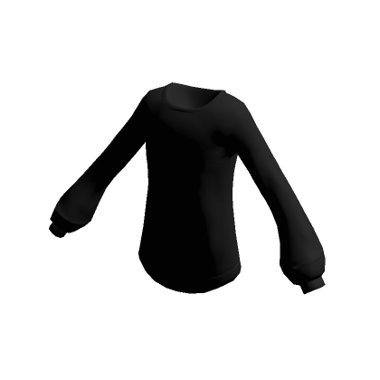 Roblox Item Black Oversized Sweater