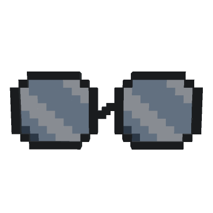 Black Pixel Glasses Roblox Item Rolimon s