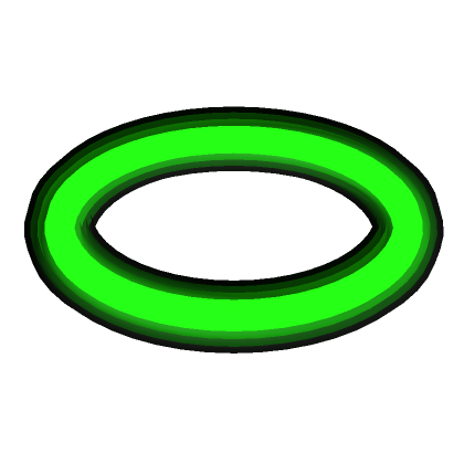 Roblox Item [Glowing] Green Halo