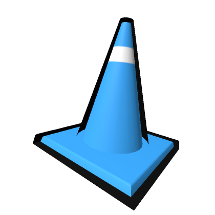 Roblox Item Forgotten Blue Cartoony Cone