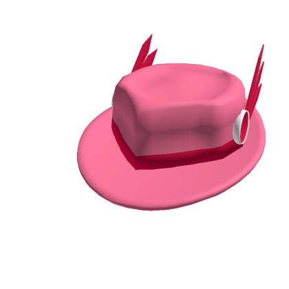 Roblox Item Pink hat of the hammer wielder